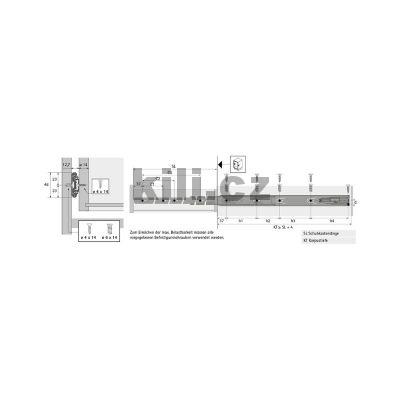 Kuli�kov� plnov�suv KA 5632 SC/450 na bok EB12,7 30kg s dotahem, �ern�