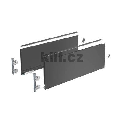 Bok z�suvky Avantech YOU lev� antracit 187 mm, 400 mm