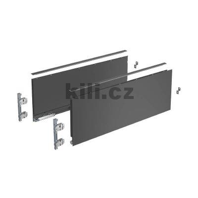 Bok z�suvky Avantech YOU prav� antracit 187 mm, 600 mm