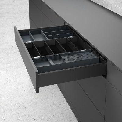 Vlo�ka na p��bory ORGATRAY 630, 270 x 550 mm, antracit