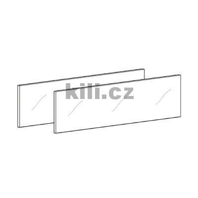 Bo�n� z�suvn� prvek Avantech YOU Inlay  500 mm sklo