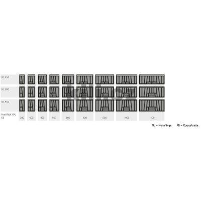 P��born�k ORGATRAY 740 pro AvanTech YOU, 500 x 500 mm, st��brn�