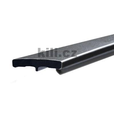 Dekorativn� Profil Avantech YOU antracit 270 mm, hlin�k na plastov�m profilu