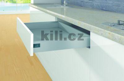 V�ce informac� o v�robku Kompletn� z�suvka ArciTech st��brn� 94 mm 500 mm 40 kg Push to open Silent