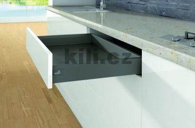 V�ce informac� o v�robku Kompletn� z�suvka ArciTech antracit 94 mm 450 mm 40 kg Push to open Silent