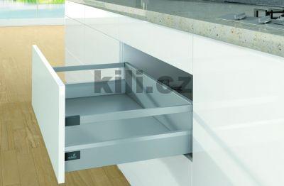 V�ce informac� o v�robku Kompletn� z�suvka ArciTech st��brn� 186 mm 550 mm 40 kg Push to open Silent