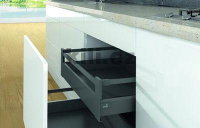 V�ce informac� o v�robku Kompletn� vnit�n� z�suvka ArciTech antracit 186 mm 450 mm 40 kg Push to open Silent