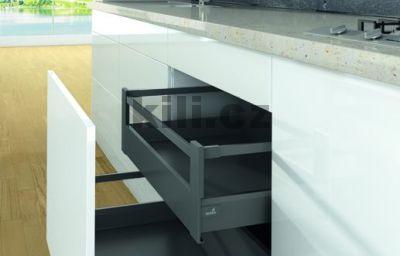 V�ce informac� o v�robku Kompletn� vnit�n� z�suvka ArciTech antracit 218 mm 400 mm 40 kg Push to open Silent