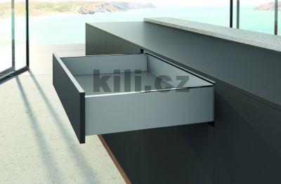 V�ce informac� o v�robku Kompletn� z�suvka AvanTech YOU st��brn� 139 mm 550 mm plnov�suv Actro YOU 40 kg s tlumen�m