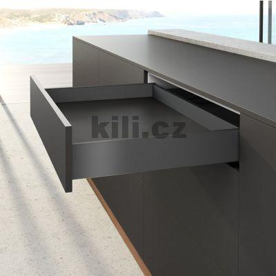 V�ce informac� o v�robku Kompletn� z�suvka AvanTech YOU antracit 101 mm 550 mm plnov�suv Quadro YOU 30 kg s tlumen�m