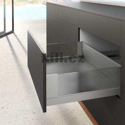 V�ce informac� o v�robku Kompletn� z�suvka AvanTech YOU Inlay st��brn� 187 mm 450 mm plnov�suv Quadro YOU 30 kg s tlumen�m