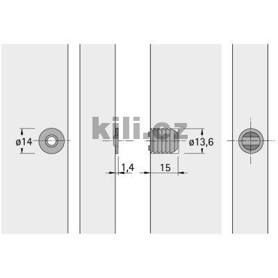 Magnet z�pustn� hn�d� - 4kg