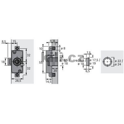 Z�mek Z23 t��cestn� k nalisov�n�, D15 nikl