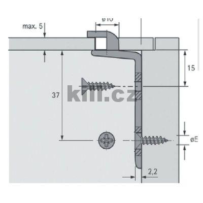 Spojka zad RV 1 pro p��m� uchycen�