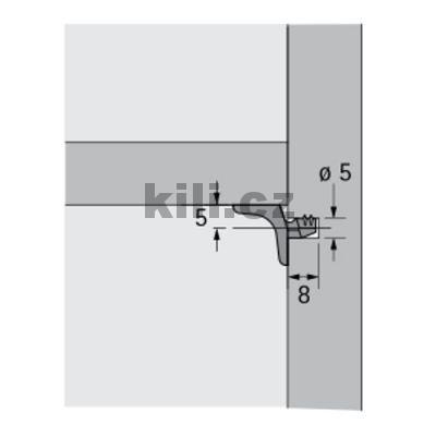 SEKURA 2.1 podp�rka, niklovan�