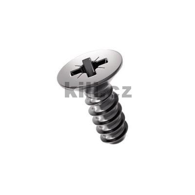 Samo�ezn� �roub pro kompaktn� desky 3,6 x 8 mm z�pustn� hlava PZ nikl