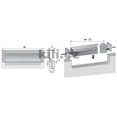 Koncovka nikl mat k �chytce Capris