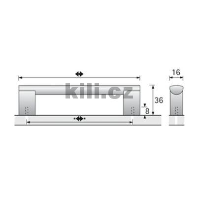 �chytka CLIVIA 477,5x2 hlin�k