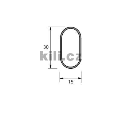 �atn� ty� ov�l 30/15/3000 nikl mat