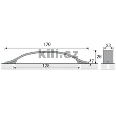 �chytka GENOA 128 chrom lesk
