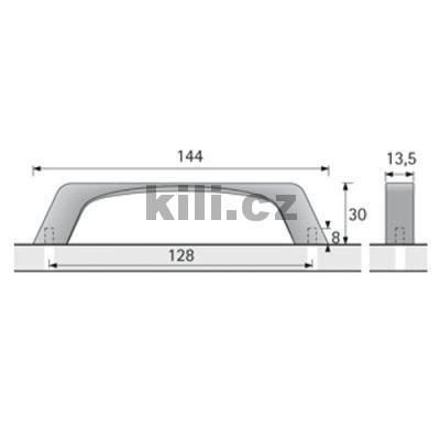 �chytka VERONIA 128 nikl brou�en�