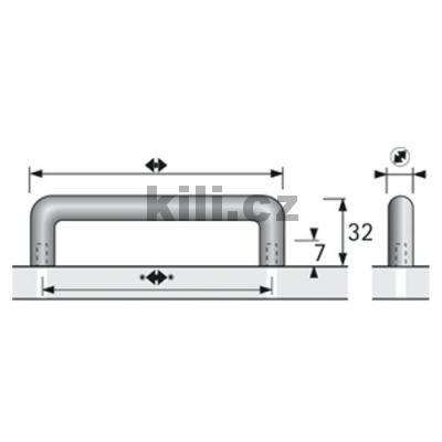 �chytka AVENIO 128 chrom lesk