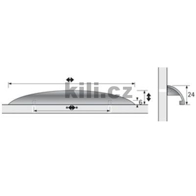�chytka TRENTO 96 chrom lesk