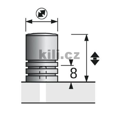 Knopka AGRINUM nerez brou�en�