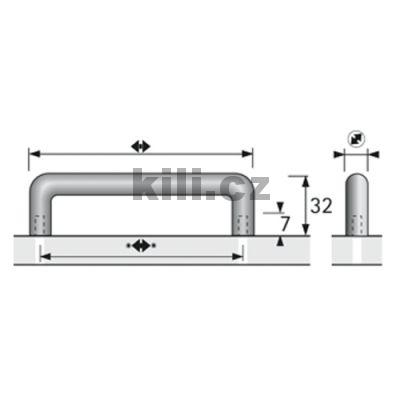 �chytka AVENIO 160 chrom mat