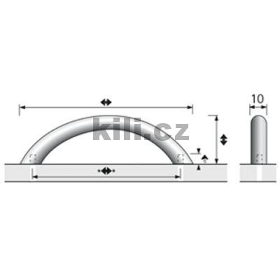 �chytka NICIA 160 chrom mat