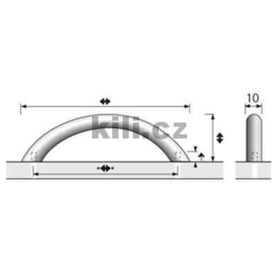 �chytka NICIA 128 chrom mat
