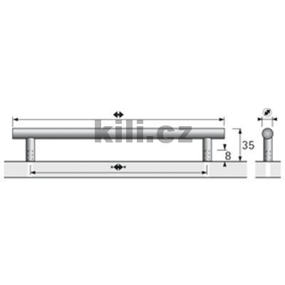 �chytka SALVIA 320 o 14 mm, nerez brou�en�