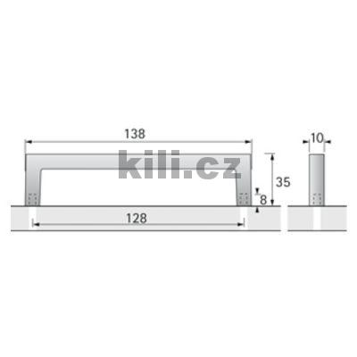 �chytka UTINUM  128  nikl brou�en�