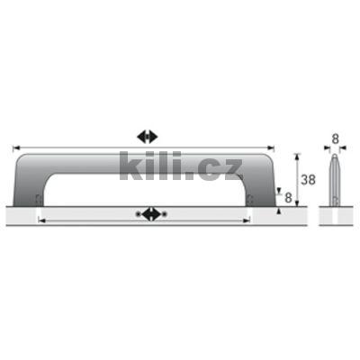 �chytka SUASA 160 chrom lesk
