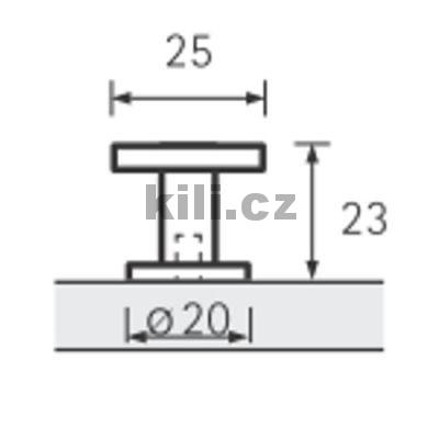 Knopka FAGO nikl brou�en�
