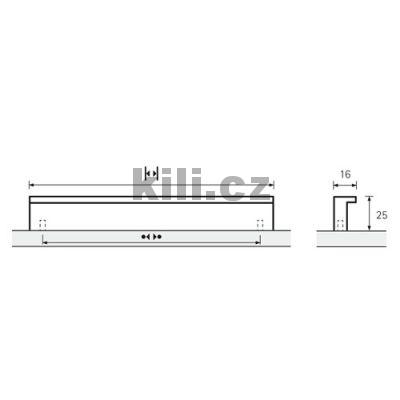 �chytka ROVIGO 8x224 L 2000 alu elox