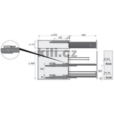 V�suv na ut�rky st��brn� 90�
