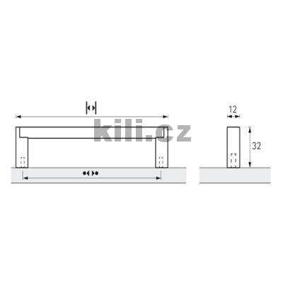 �chytka BERMEO 320 �ern�+nerez kart��ovan�