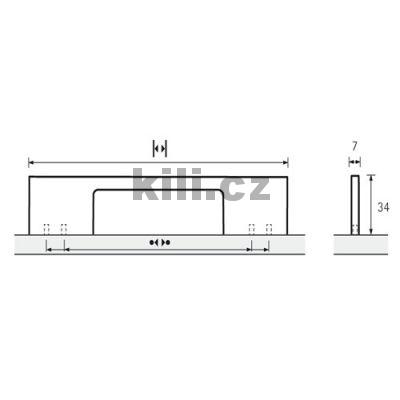 �chytka VELITRA 128 chrom lesk