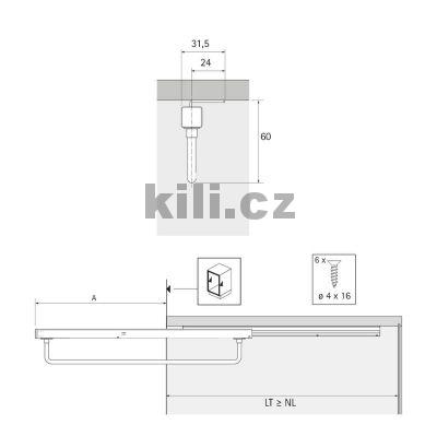 V��k Quadro Basis v�suvn� 400mm st��brn�