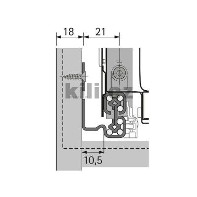 Plnov�suv QUADRO V6 lev� EB10,5 470 mm 50 kg s tlumen�m pro ATIRA