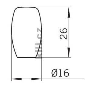 Knopka 932-16 ZN4 nikl mat