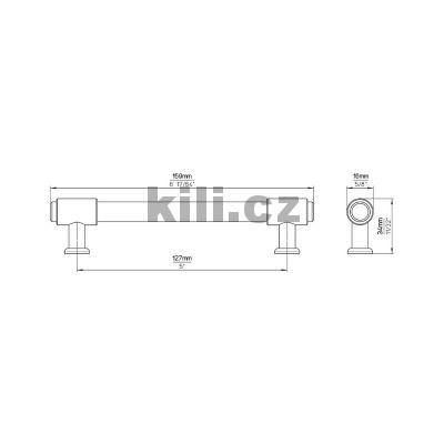 Knopka 2603-159 PB12 �ern� mat