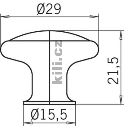 Knopka 1700-29 PF21 ZN48 staromosaz
