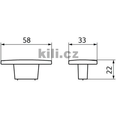 Knopka MARK�TA nikl brou�en� lesk