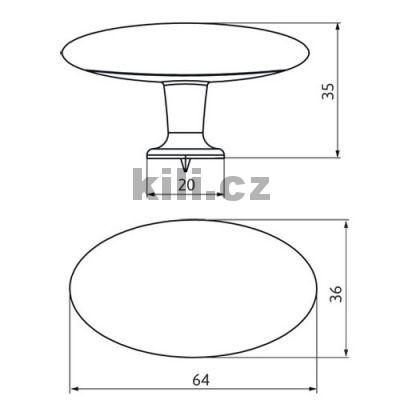 Knopka RADANA m�� brou�en�