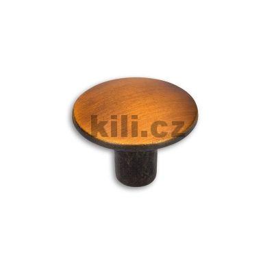 V�ce informac� o v�robku Knopka ROUND staromosaz brou�en�