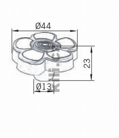Knopka H149-44 RU3 kytka