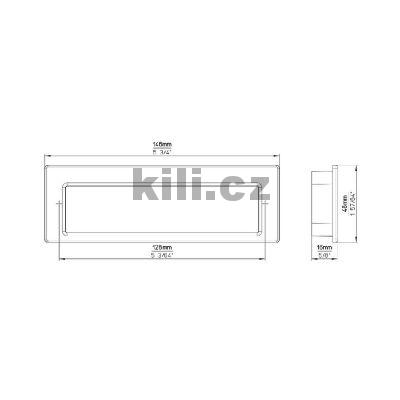 �chytka z�pustn� BEATA 128 chrom lesk