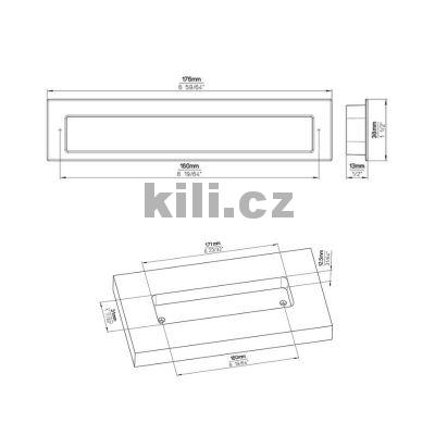 �chytka z�pustn� 2382-175 ZN79 mu�le, mosaz ru�n� brou�en�